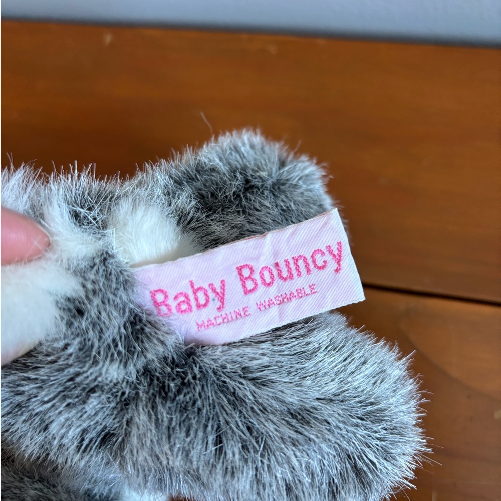 Russ Mini Gray and White Stuffed Bunny 🐰 - Picture 7 of 8